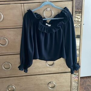 DVF Georgie top, size L, new